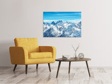 Laden Sie das Bild in den Galerie-Viewer, Leinwandbild Alpenpanorama