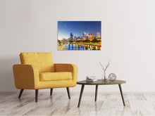 Laden Sie das Bild in den Galerie-Viewer, Leinwandbild Skyline Sydney in der Abenddämmerung