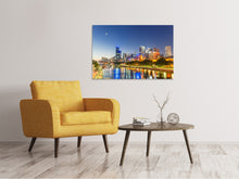 Laden Sie das Bild in den Galerie-Viewer, Leinwandbild Skyline Sydney in der Abenddämmerung