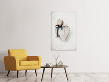 Laden Sie das Bild in den Galerie-Viewer, Leinwandbild Herzschlüssel