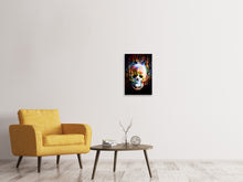 Laden Sie das Bild in den Galerie-Viewer, Leinwandbild Psychedelic Skull