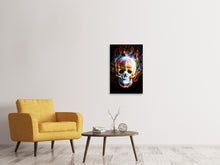 Laden Sie das Bild in den Galerie-Viewer, Leinwandbild Psychedelic Skull
