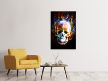 Laden Sie das Bild in den Galerie-Viewer, Leinwandbild Psychedelic Skull