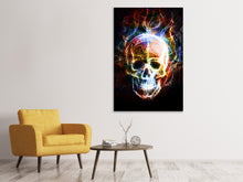 Laden Sie das Bild in den Galerie-Viewer, Leinwandbild Psychedelic Skull