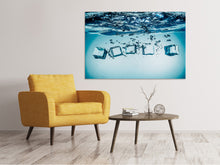Laden Sie das Bild in den Galerie-Viewer, Leinwandbild Eiswürfel-Quadro