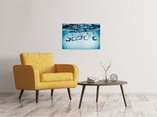 Laden Sie das Bild in den Galerie-Viewer, Leinwandbild Eiswürfel-Quadro
