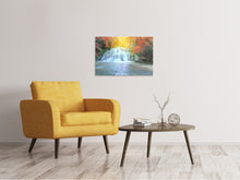 Laden Sie das Bild in den Galerie-Viewer, Leinwandbild Wasserfall im Licht