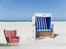 Laden Sie das Bild in den Galerie-Viewer, Fototapete Strandkorb 271