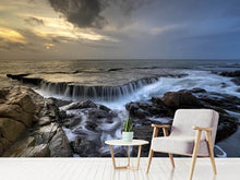Laden Sie das Bild in den Galerie-Viewer, Fototapete Abendstimmung am Meer