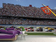 Laden Sie das Bild in den Galerie-Viewer, Fototapete Autorennen in Nascar