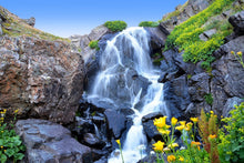 Laden Sie das Bild in den Galerie-Viewer, Fototapete Bewegender Wasserfall