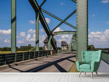 Laden Sie das Bild in den Galerie-Viewer, Fototapete Brücke in Stahlkonstruktion