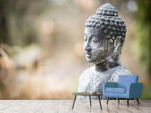 Laden Sie das Bild in den Galerie-Viewer, Fototapete Buddha aus Stein