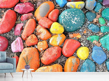 Laden Sie das Bild in den Galerie-Viewer, Fototapete Bunte Steine