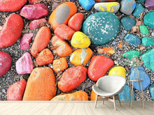 Laden Sie das Bild in den Galerie-Viewer, Fototapete Bunte Steine