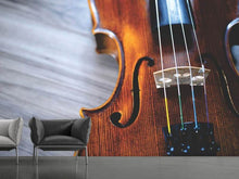 Laden Sie das Bild in den Galerie-Viewer, Fototapete Close up Violine