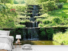 Laden Sie das Bild in den Galerie-Viewer, Fototapete Design Wasserfall
