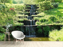 Laden Sie das Bild in den Galerie-Viewer, Fototapete Design Wasserfall