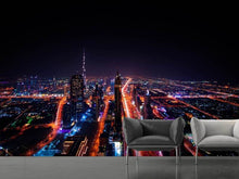 Laden Sie das Bild in den Galerie-Viewer, Fototapete Die bunten Lichter von Dubai