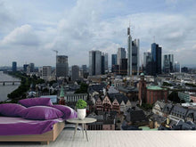 Laden Sie das Bild in den Galerie-Viewer, Fototapete Die Dächer von Frankfurt