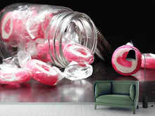 Laden Sie das Bild in den Galerie-Viewer, Fototapete Ein Glas Bonbons