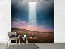 Laden Sie das Bild in den Galerie-Viewer, Fototapete Ein Ufo