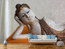 Laden Sie das Bild in den Galerie-Viewer, Fototapete Eine Buddha Skulptur