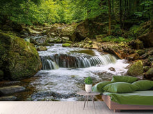 Laden Sie das Bild in den Galerie-Viewer, Fototapete Entspannung am Wasserfall