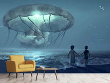 Laden Sie das Bild in den Galerie-Viewer, Fototapete Fantasie Wasserwelt