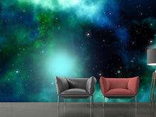 Laden Sie das Bild in den Galerie-Viewer, Fototapete Fantastische Galaxie