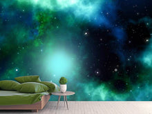 Laden Sie das Bild in den Galerie-Viewer, Fototapete Fantastische Galaxie