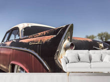 Laden Sie das Bild in den Galerie-Viewer, Fototapete Farbenfroher Oldtimer