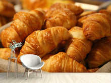 Laden Sie das Bild in den Galerie-Viewer, Fototapete Frische Croissants