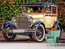 Laden Sie das Bild in den Galerie-Viewer, Fototapete Gepflegter Oldtimer