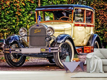 Laden Sie das Bild in den Galerie-Viewer, Fototapete Gepflegter Oldtimer
