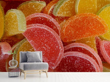 Laden Sie das Bild in den Galerie-Viewer, Fototapete Gezuckerte Fruchtgummis