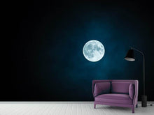 Laden Sie das Bild in den Galerie-Viewer, Fototapete Imposanter Vollmond