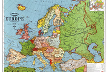 Laden Sie das Bild in den Galerie-Viewer, Fototapete Karte Europa