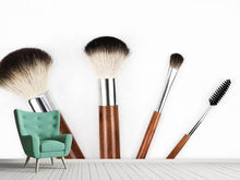Laden Sie das Bild in den Galerie-Viewer, Fototapete Make-up Pinsel
