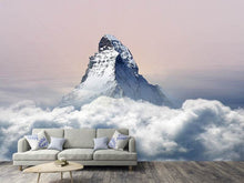 Laden Sie das Bild in den Galerie-Viewer, Fototapete Matterhorn in Wolken
