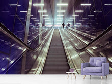 Laden Sie das Bild in den Galerie-Viewer, Fototapete Moderne Rolltreppen