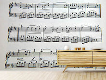 Laden Sie das Bild in den Galerie-Viewer, Fototapete Musik Noten