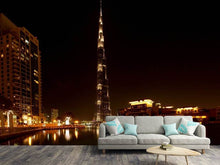 Laden Sie das Bild in den Galerie-Viewer, Fototapete Nachts in Dubai