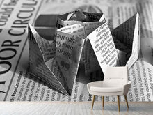 Laden Sie das Bild in den Galerie-Viewer, Fototapete Origami Zeitung