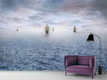 Laden Sie das Bild in den Galerie-Viewer, Fototapete Piratenschiffe