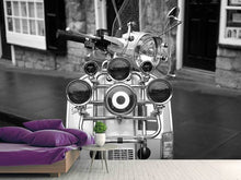 Laden Sie das Bild in den Galerie-Viewer, Fototapete Retro Motorroller