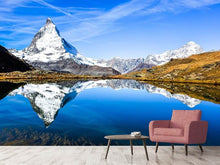 Laden Sie das Bild in den Galerie-Viewer, Fototapete Riffelsee Zermatt