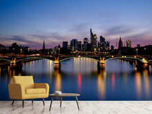 Laden Sie das Bild in den Galerie-Viewer, Fototapete Skyline in romantischer Stimmung