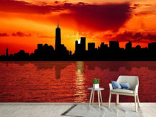 Laden Sie das Bild in den Galerie-Viewer, Fototapete Skyline NYC  in der Abenddämmerung