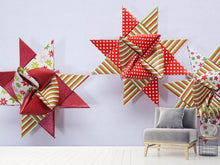 Laden Sie das Bild in den Galerie-Viewer, Fototapete Sterne Origami